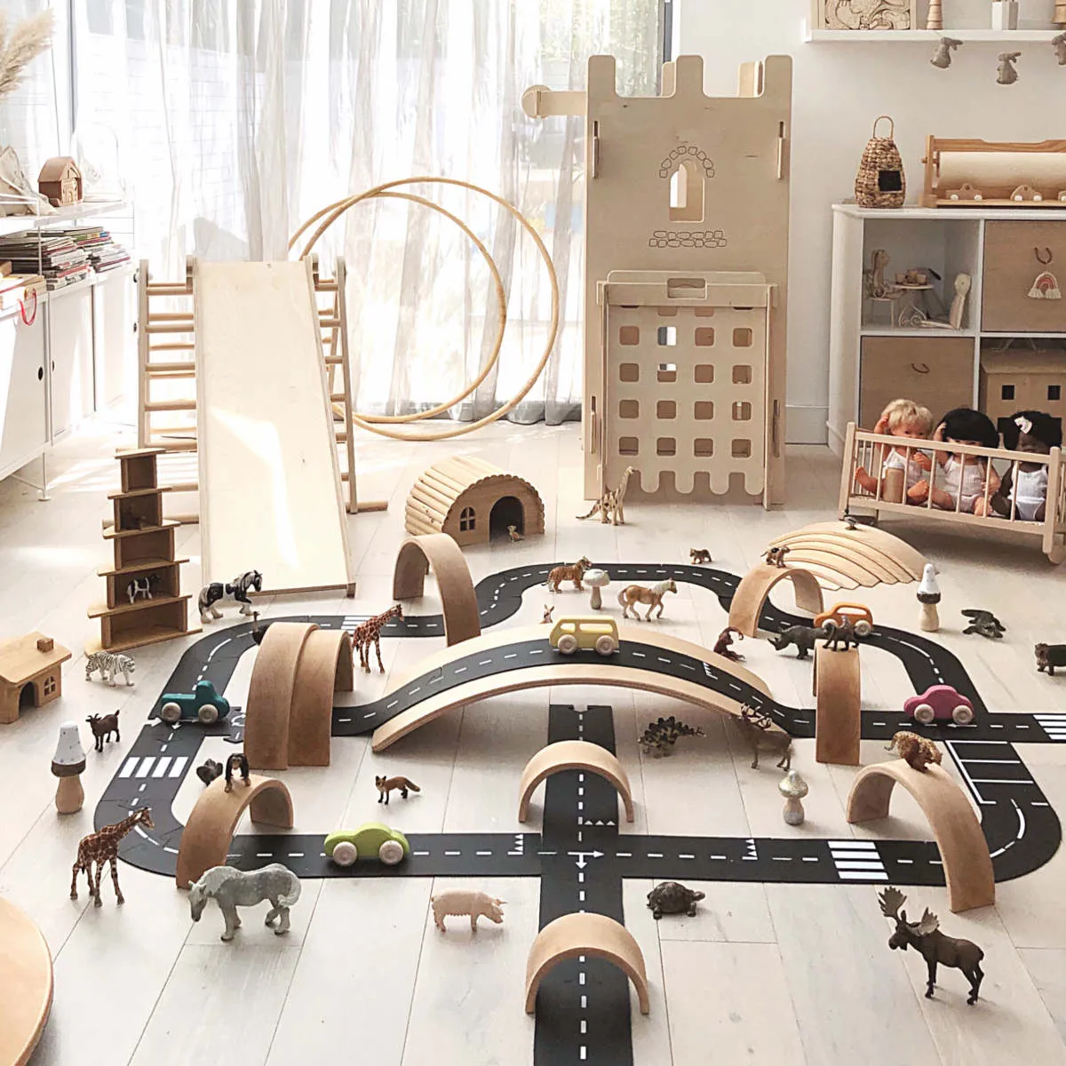 Waytoplay Flexible Toy Road, Expressway (16pcs )