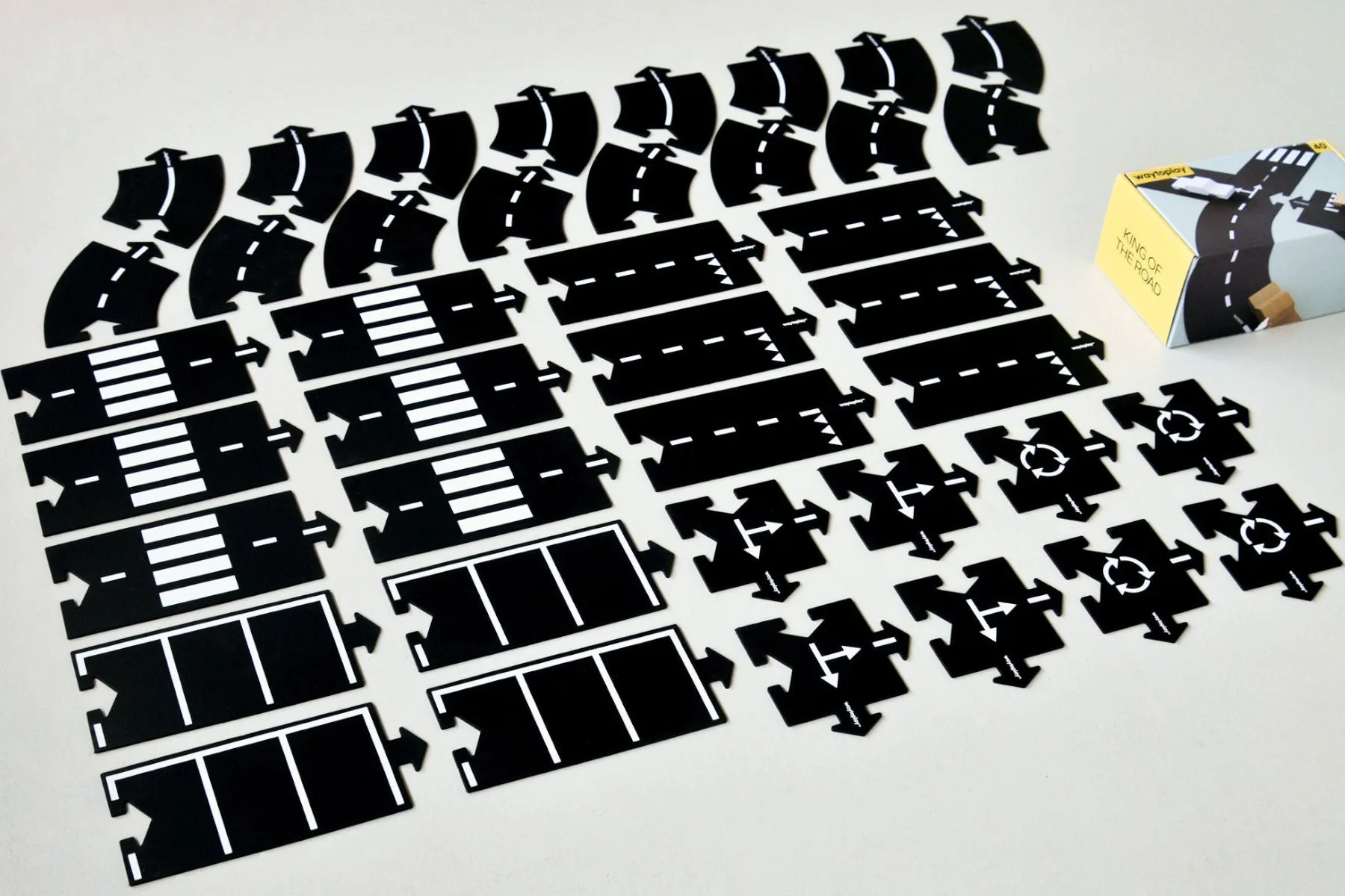 Waytoplay Flexible Toy Road, King of the Road (40pcs)