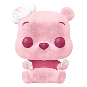 Winnie the Pooh - Cherry Blossom Winnie the Pooh Flocked US Exclusive Pop! Vinyl [RS]